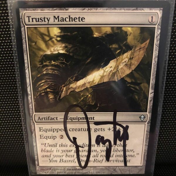 Trusty Machete - Autographed